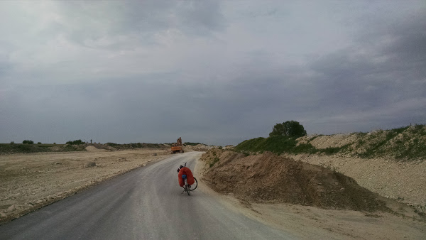 Under construction road