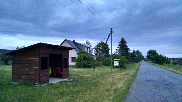 Sleep in bus stop